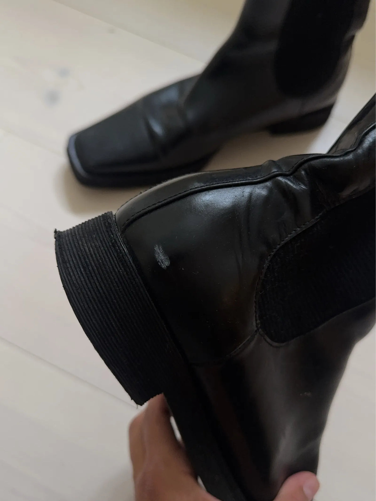 Toteme Chelsea- Med Fyrkantig Tå Boots