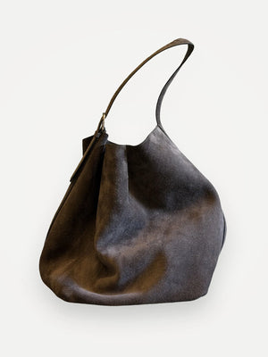 Toteme Suede Tote Brown Handbag