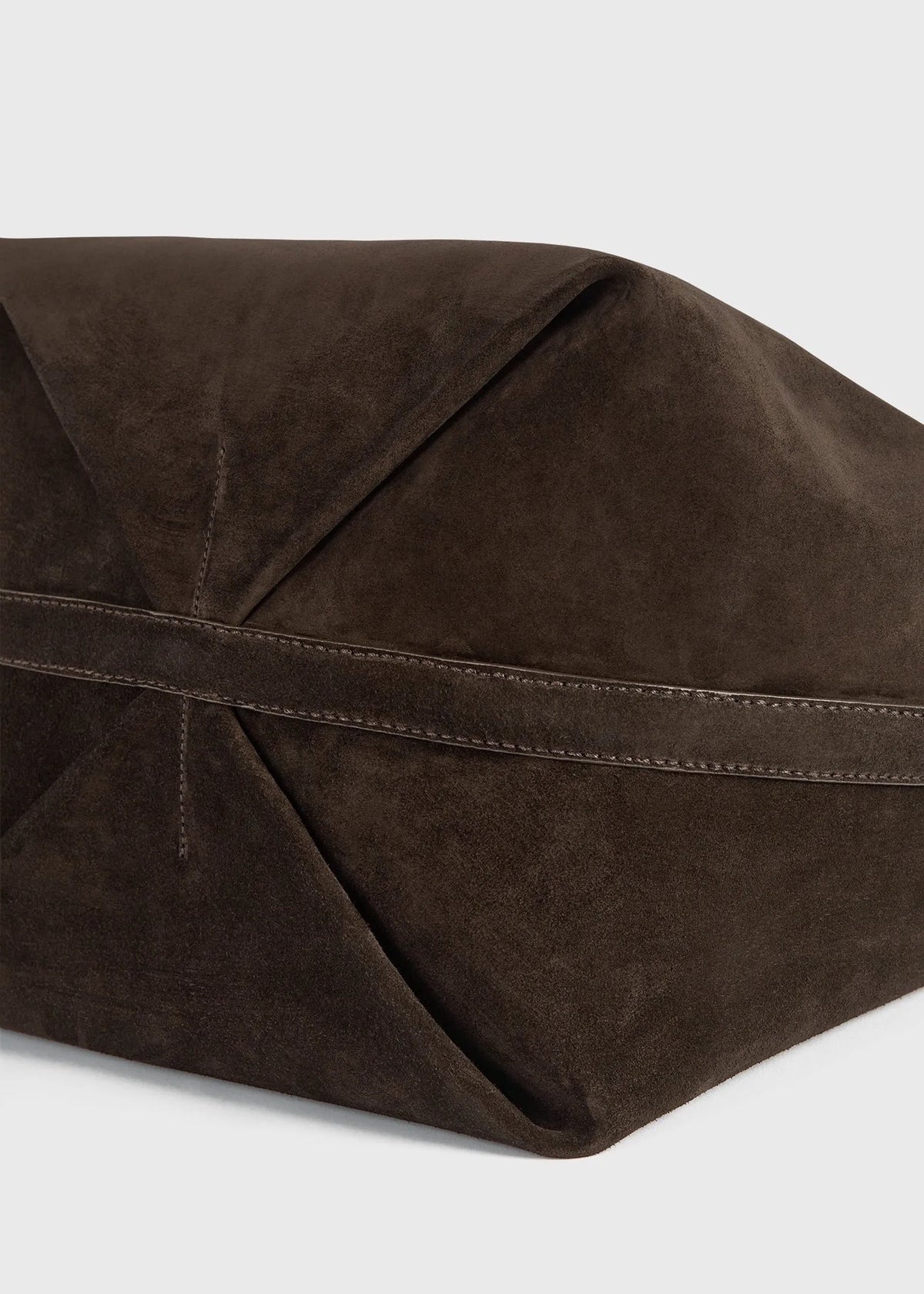 Toteme Suede Tote Brown Handbag