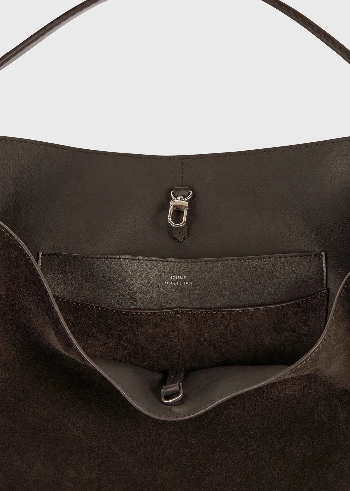 Toteme Suede Tote Brown Handbag