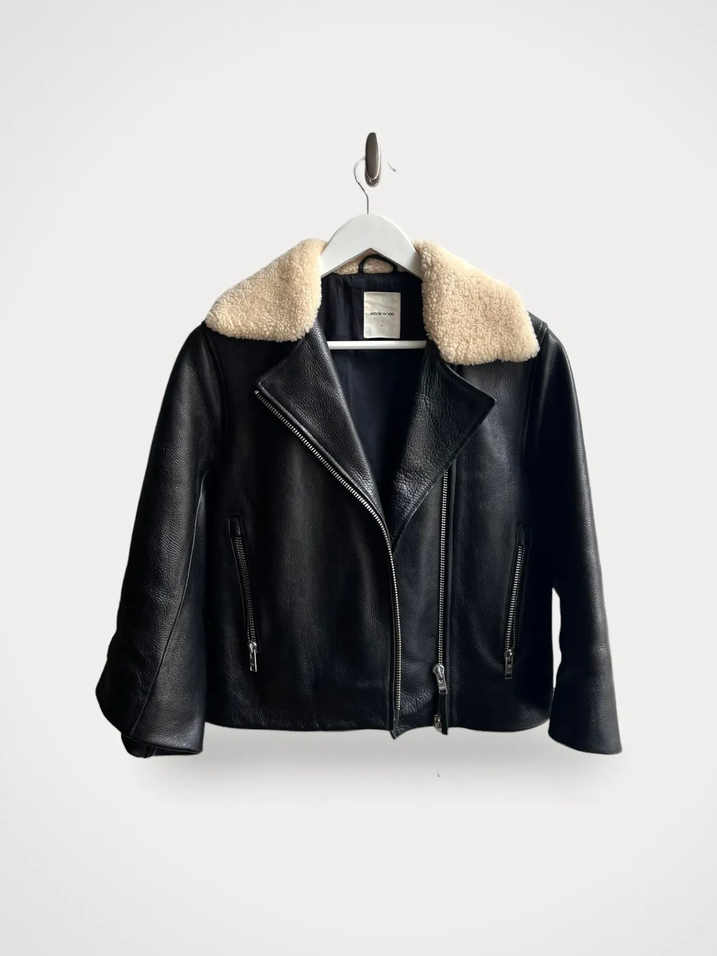 Wood Wood Lucia Leather jacket