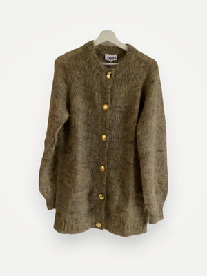 Ganni Brushed Mohair-kofta NWT