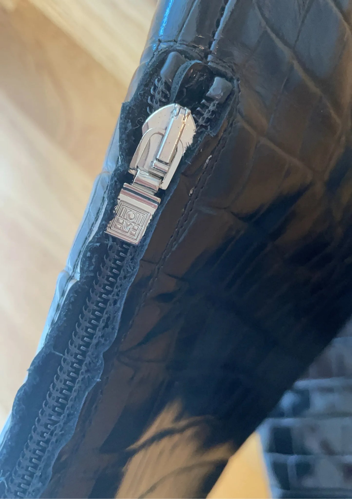 Toteme Croc Over The Knee-skinnboots