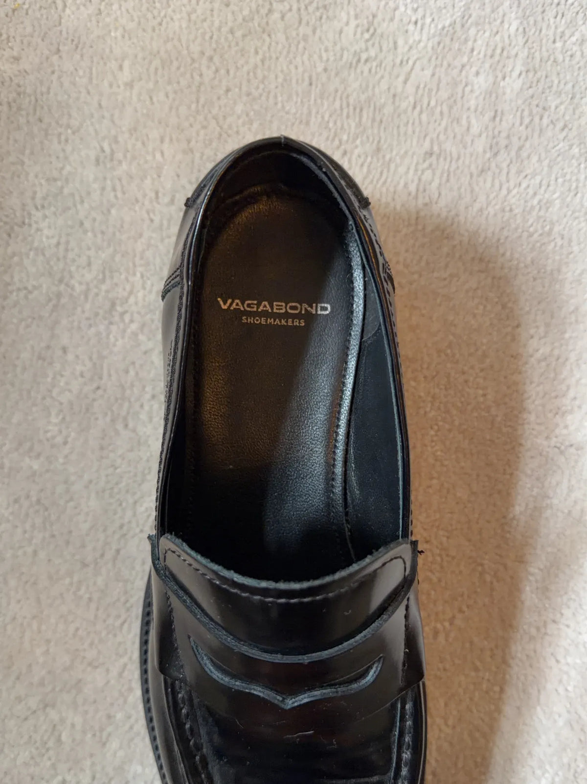 Vagabond-skinnloafers