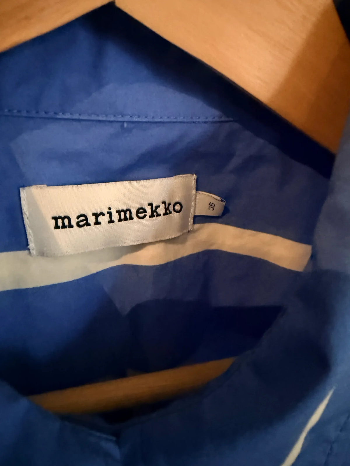 Marimekko Sinertävä Puhveli-skjorta