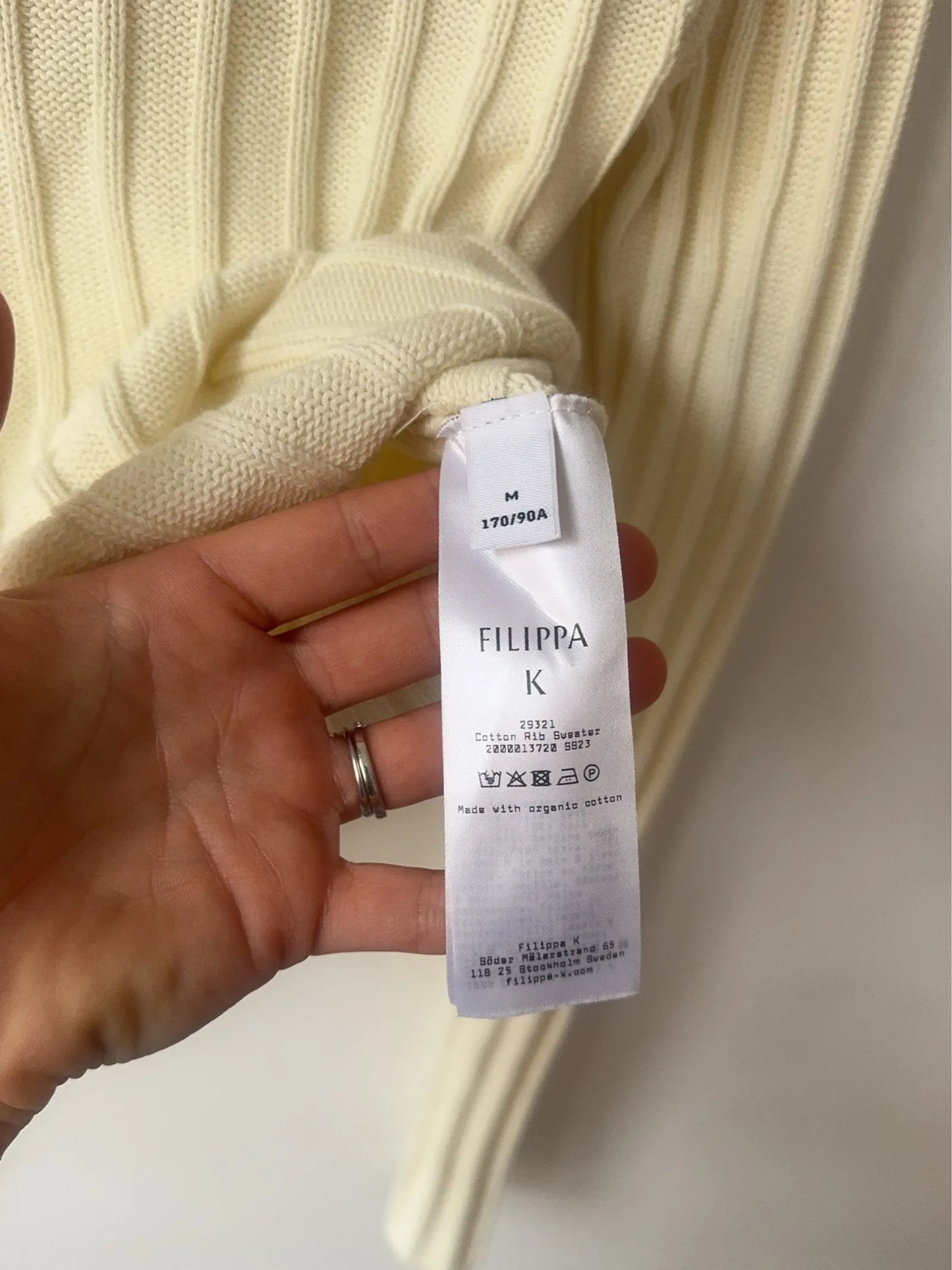 Filippa K Cotton Rib-tröja