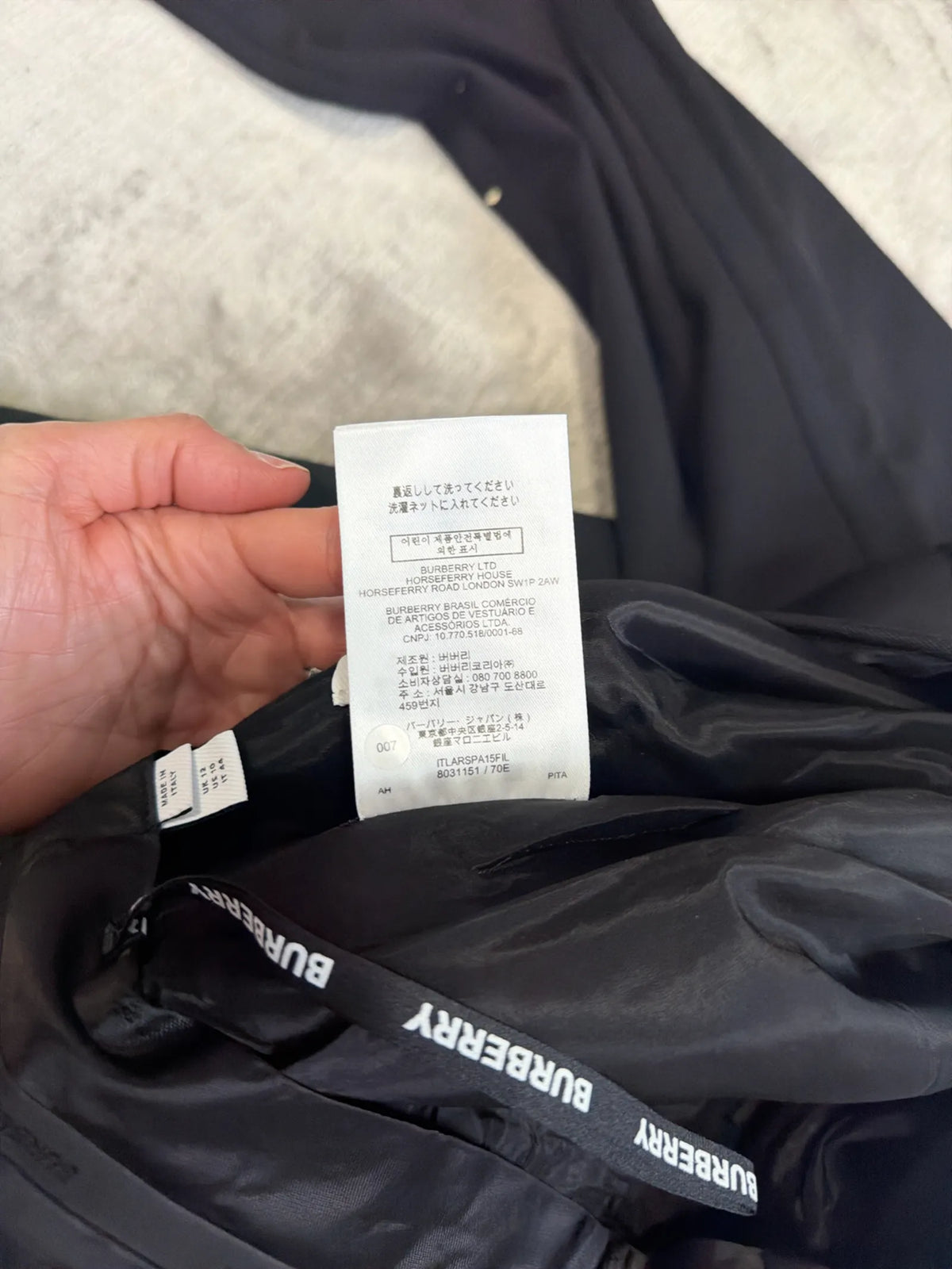 Burberry Suit Trousers