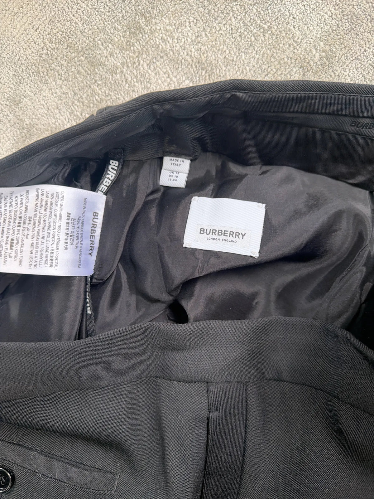 Burberry Suit Trousers