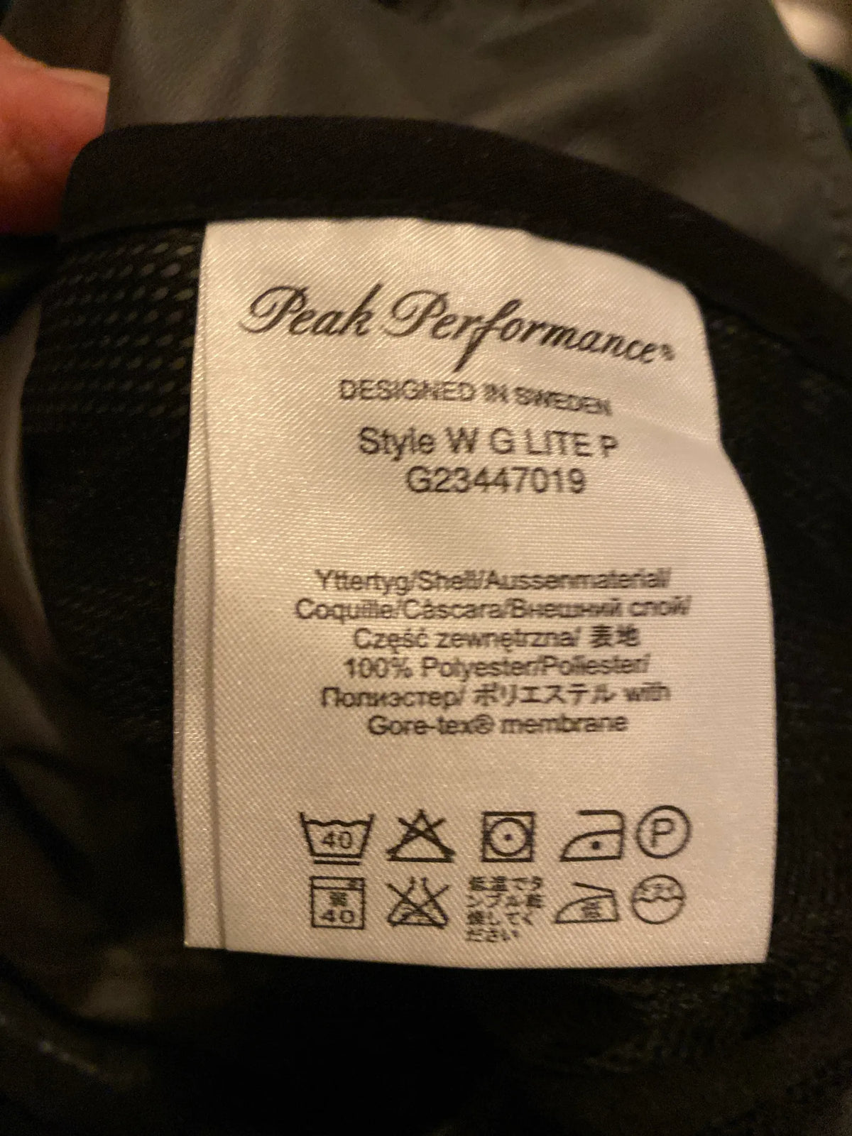 Peak Performance Wg Lite P Trousers