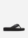 Flattered Blair Black Leather/suede-skinnsandaler