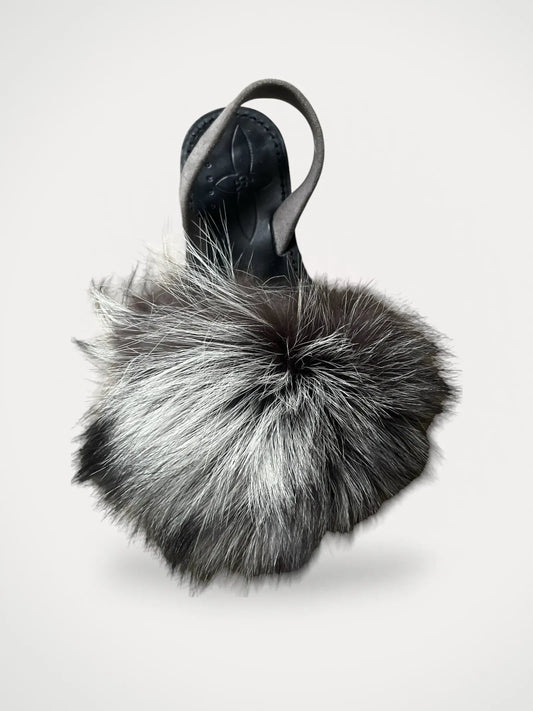 Louis Vuitton Paseo Fur-sandaler