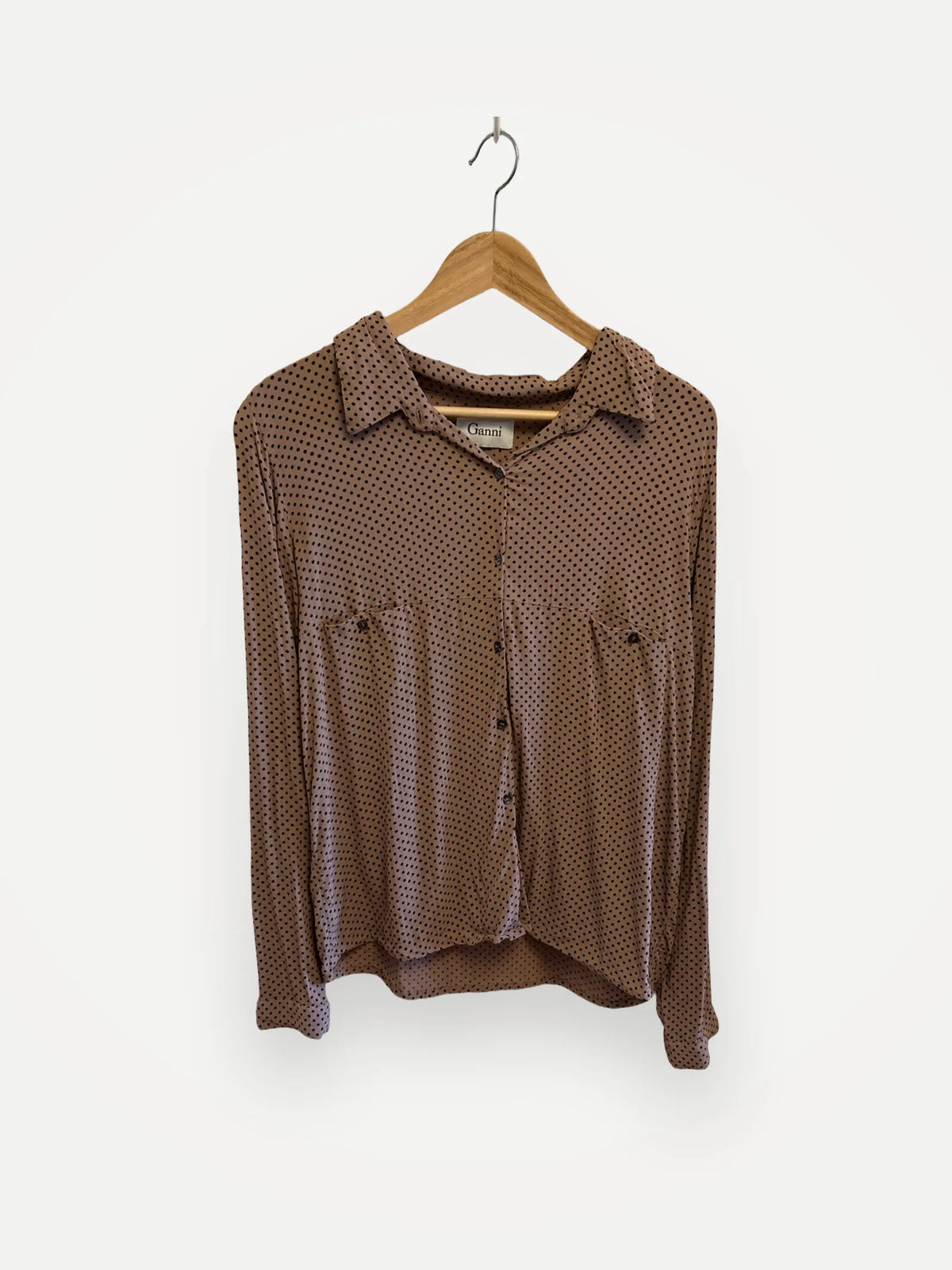 Ganni 1350 Art Deco-blus