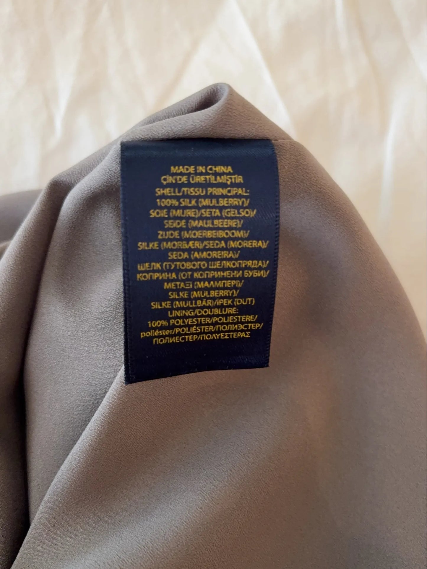 Ralph Lauren-sidenblus