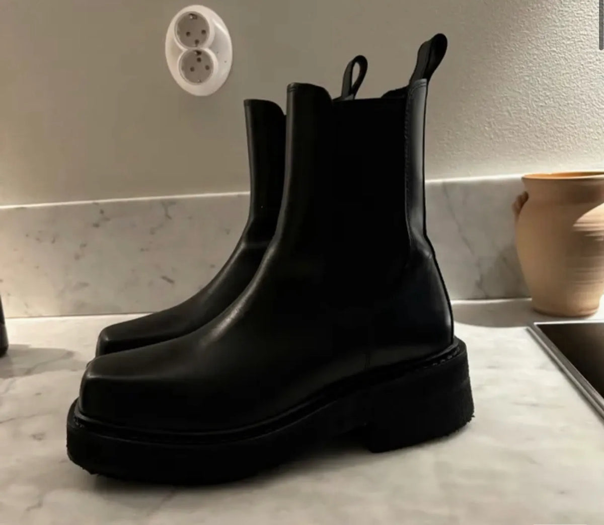 Eytys Ortega Leather Black-skinnboots
