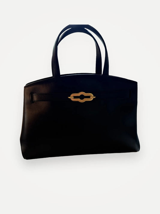 Mulberry Small Pimlico Tote High Gloss In Black-skinnhandväska NWT