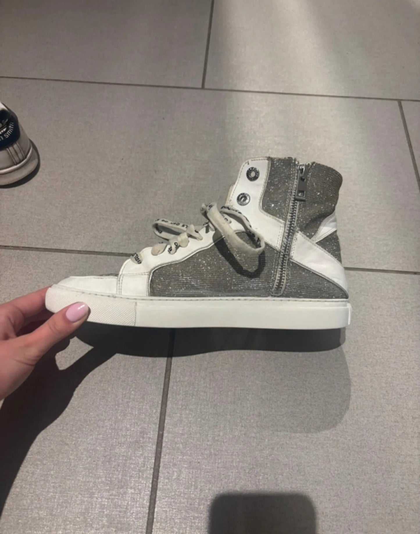 Zadig & Voltaire-skinnsneakers