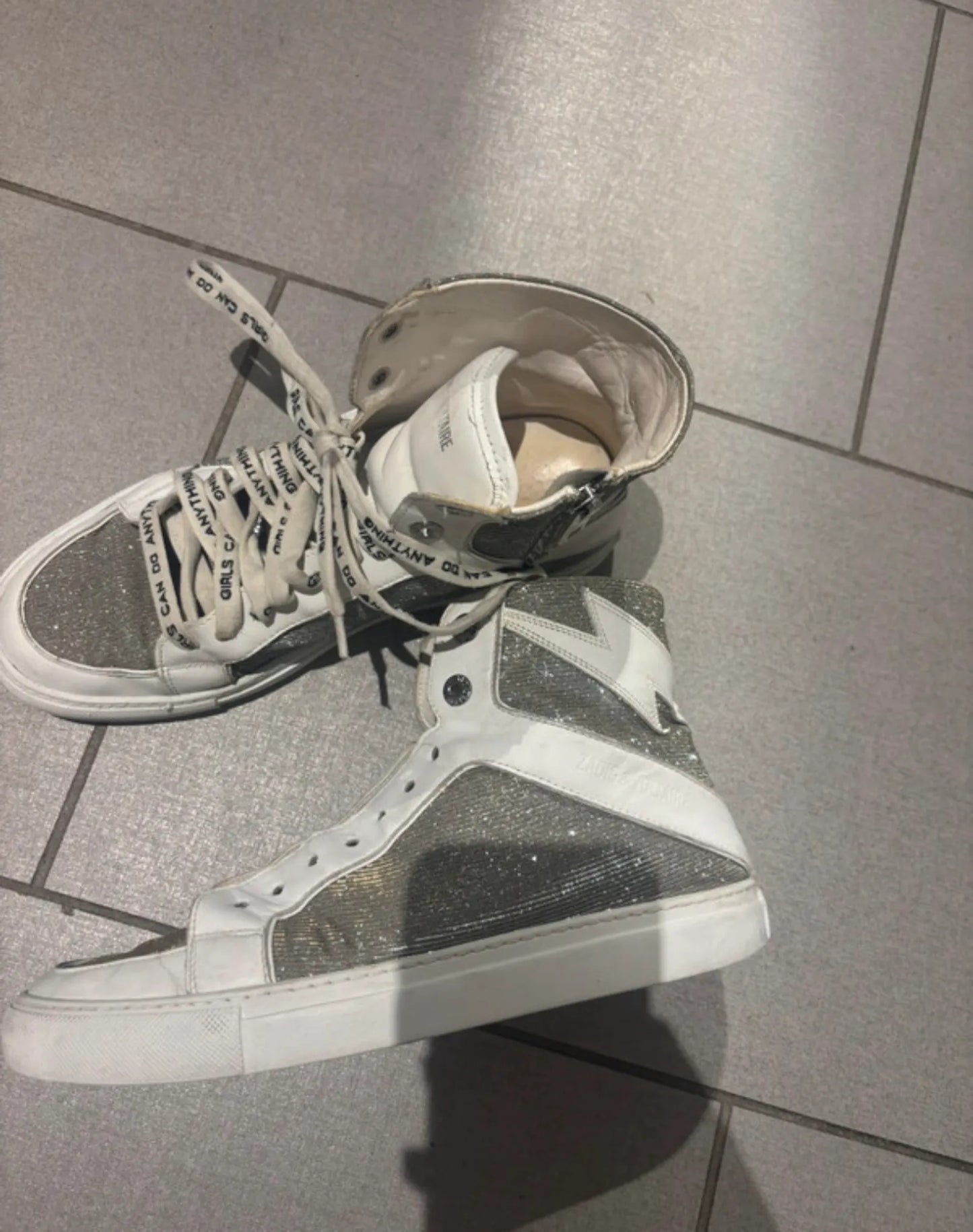 Zadig & Voltaire-skinnsneakers