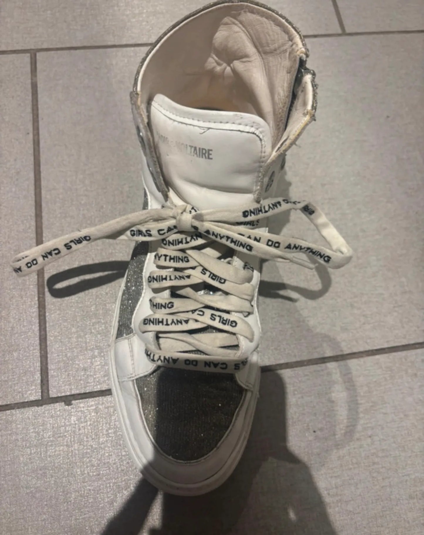 Zadig & Voltaire-skinnsneakers