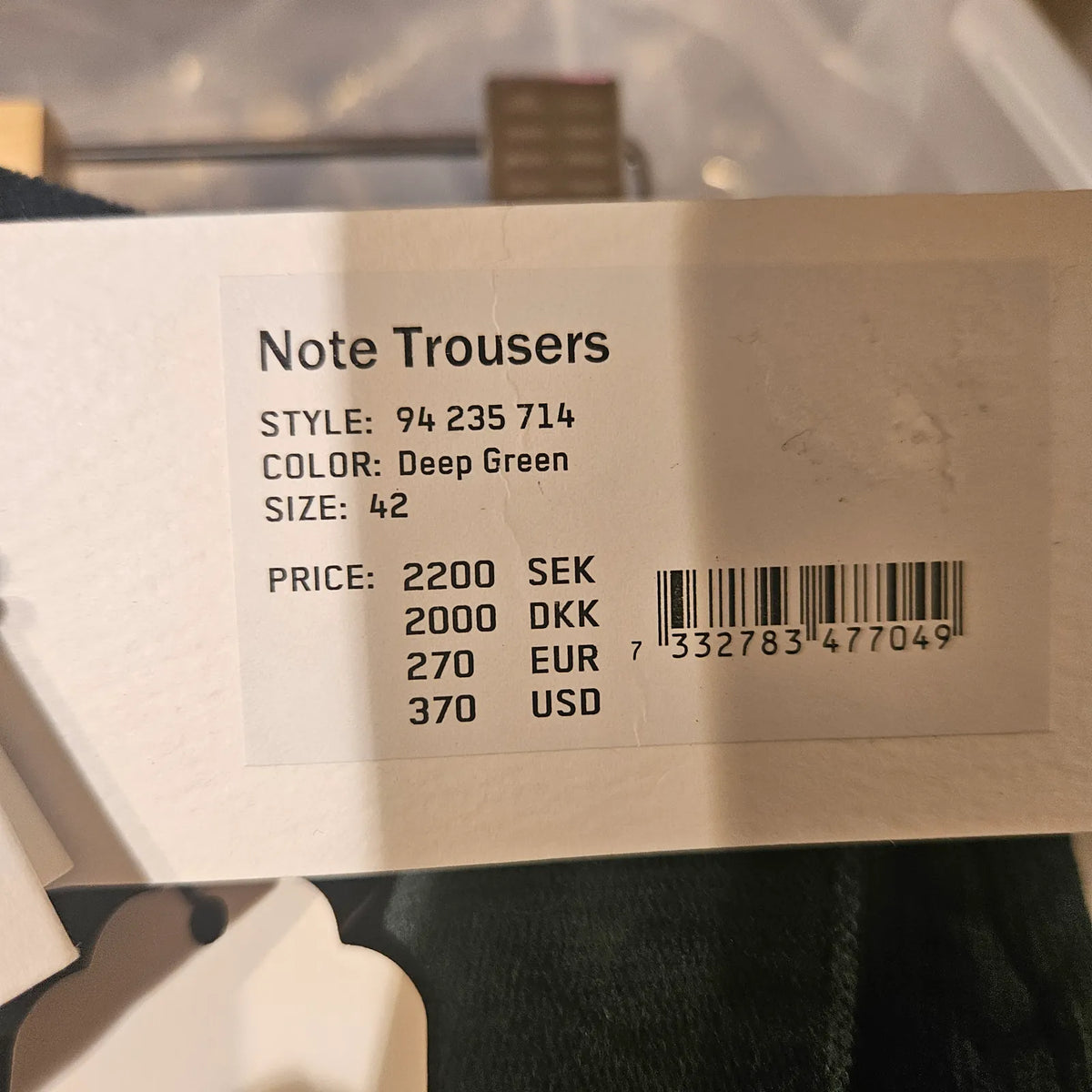 Hope Note Trousers