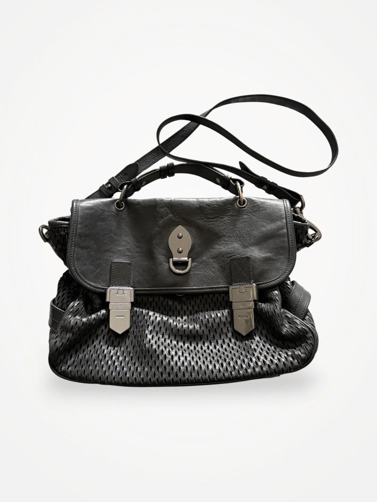 Mulberry Tillie Mesh-skinnaxelremsväska