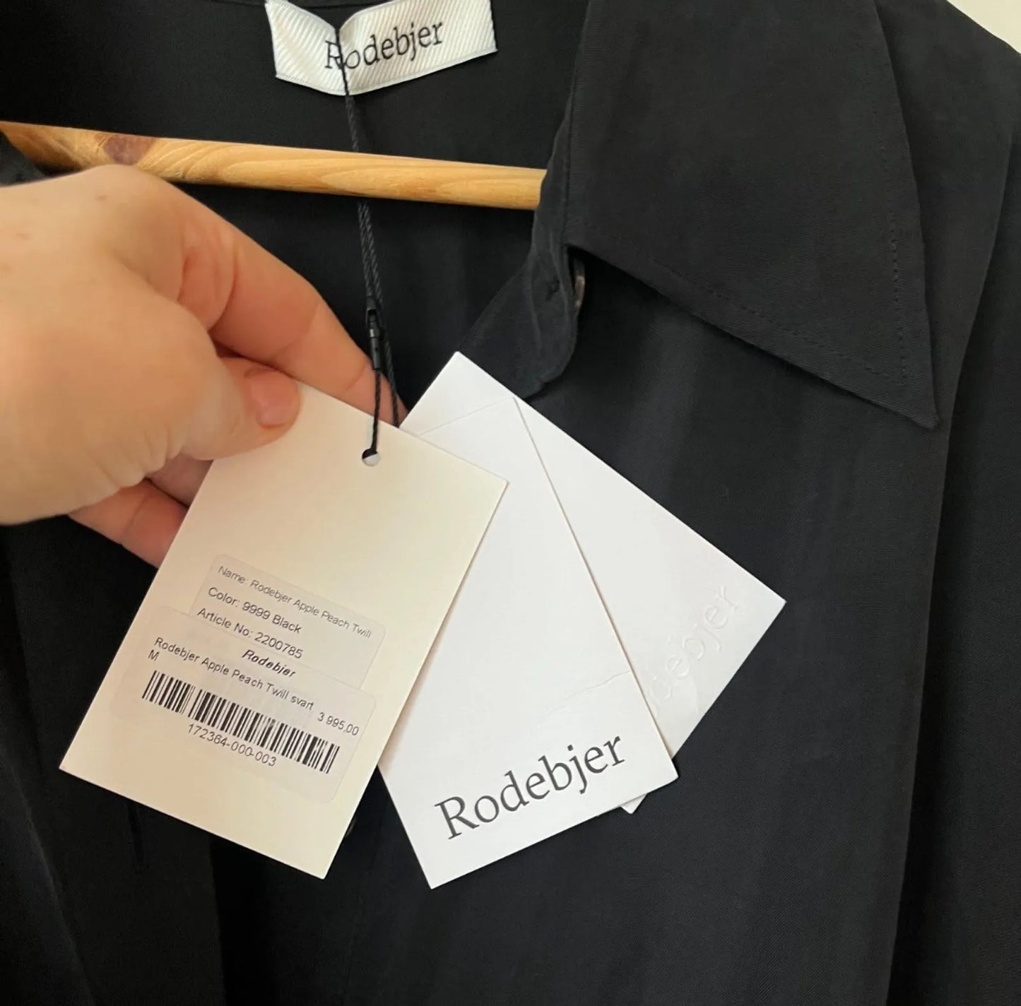 Rodebjer Apple Peach Twill-klänning NWT