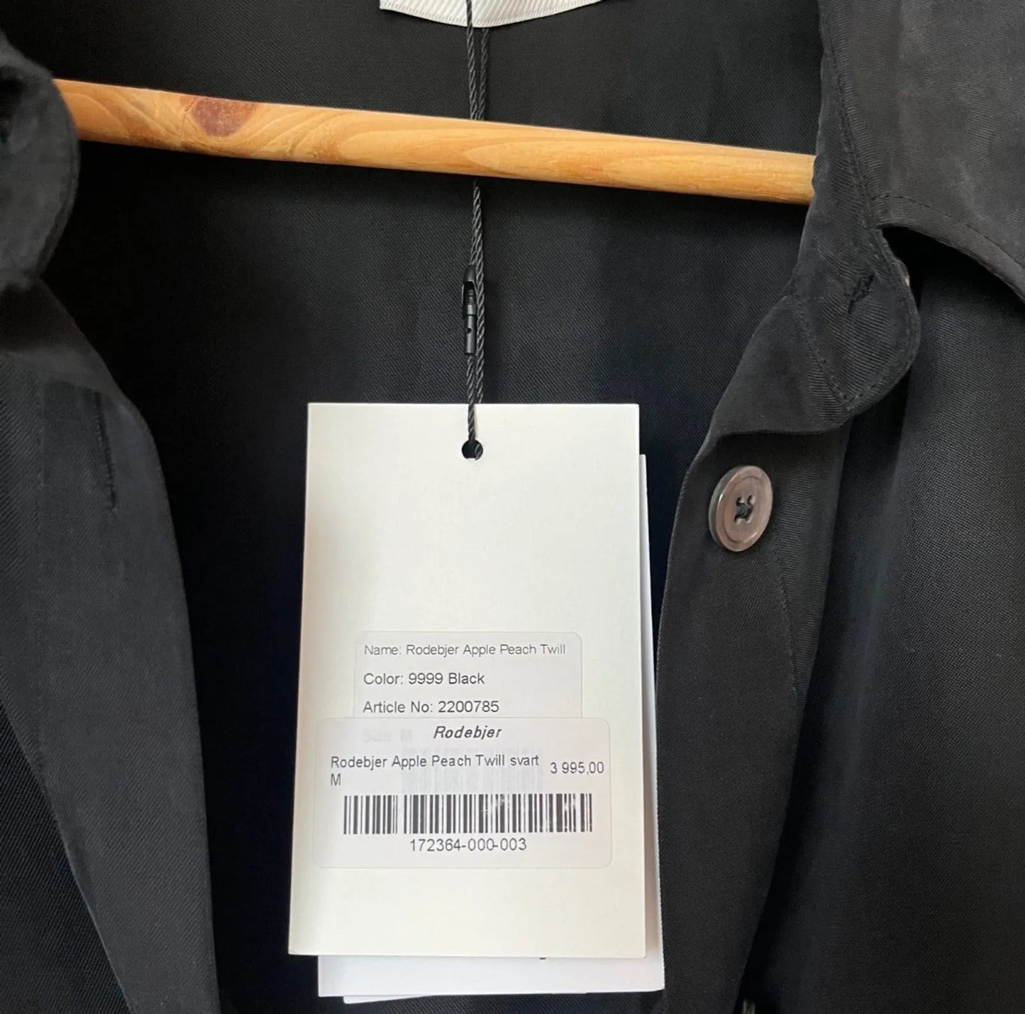 Rodebjer Apple Peach Twill-klänning NWT