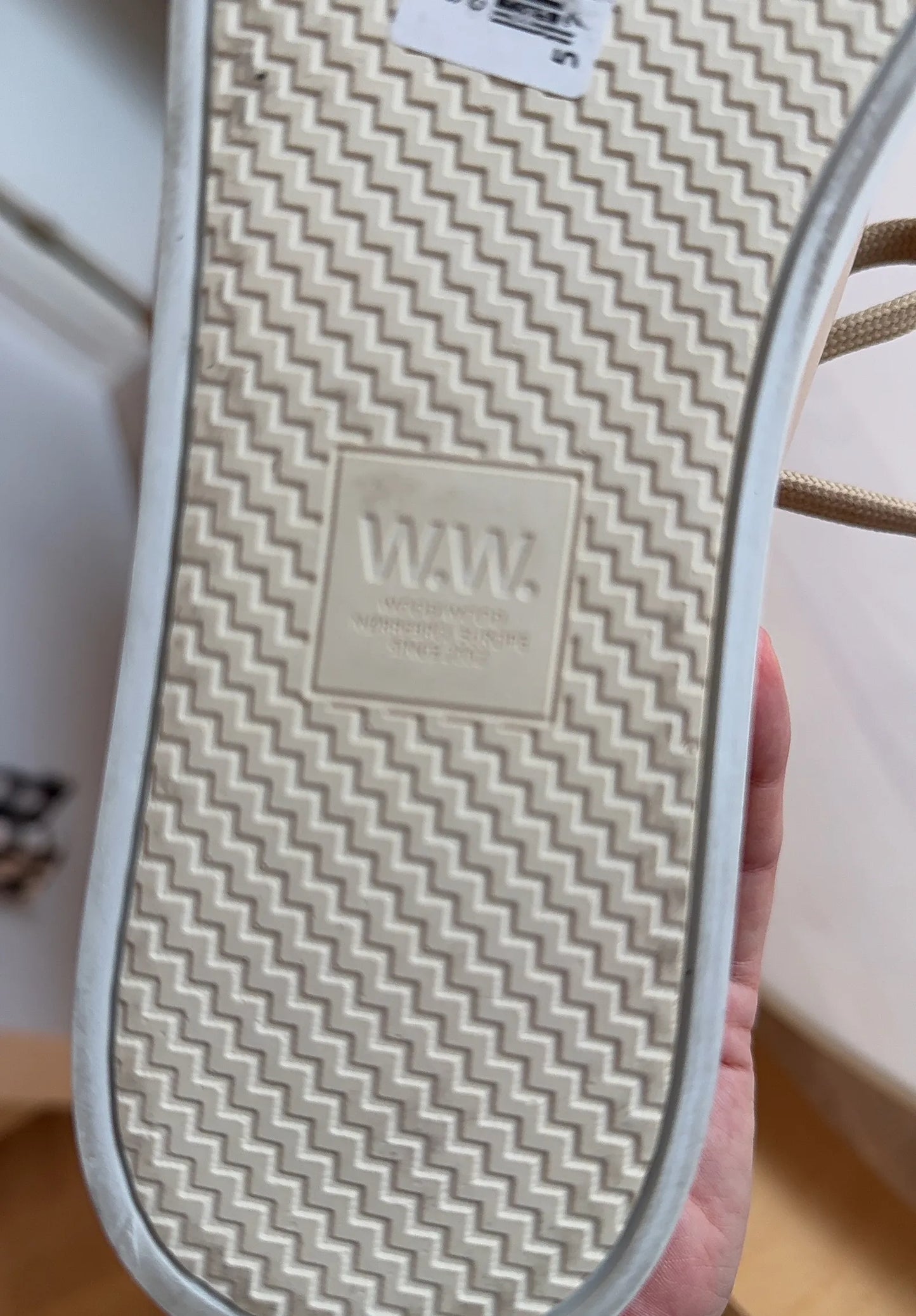 Wood Wood-skinnsneakers NWT