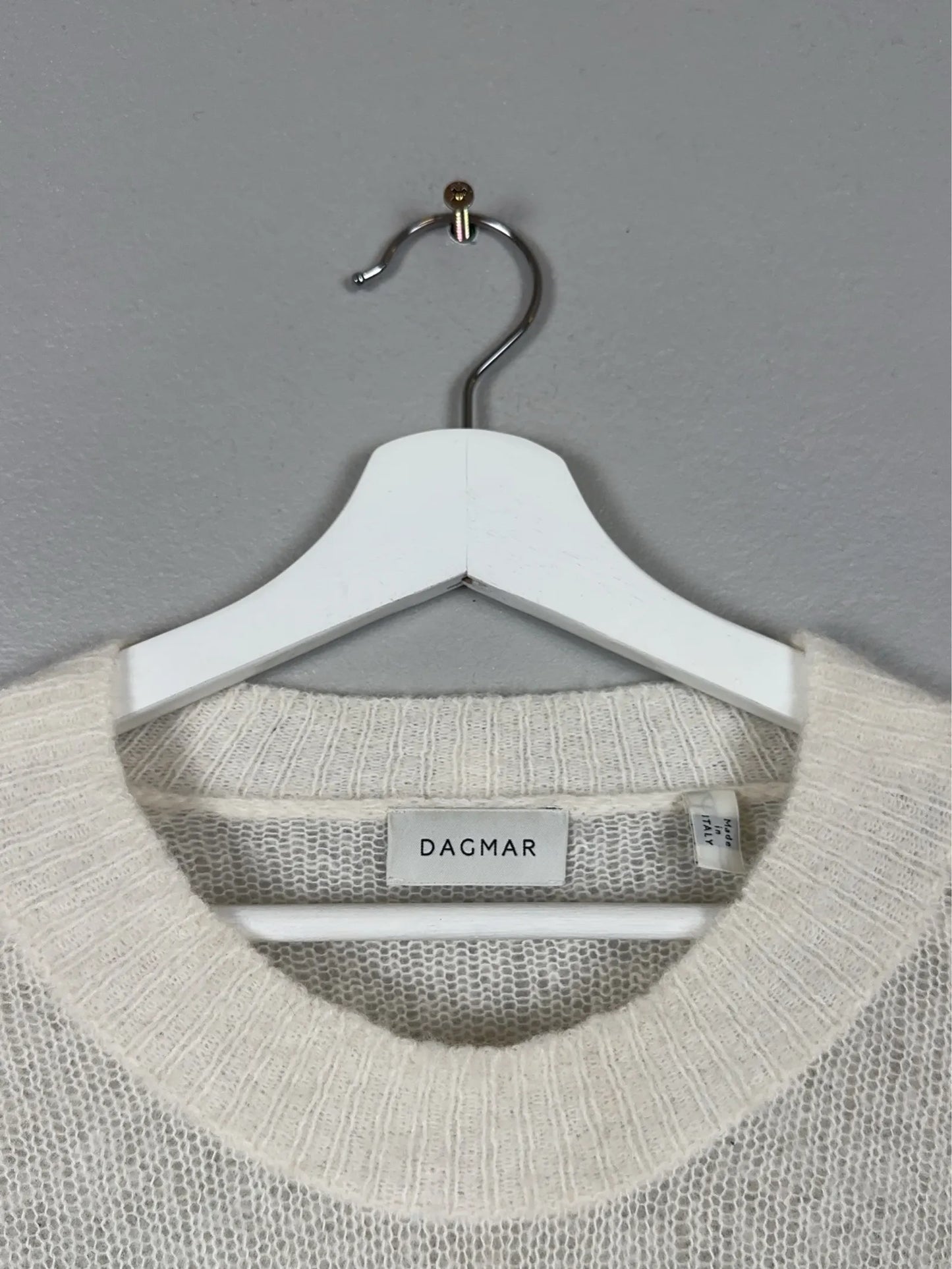 Dagmar Brushed Alpaca Knit-ulltröja