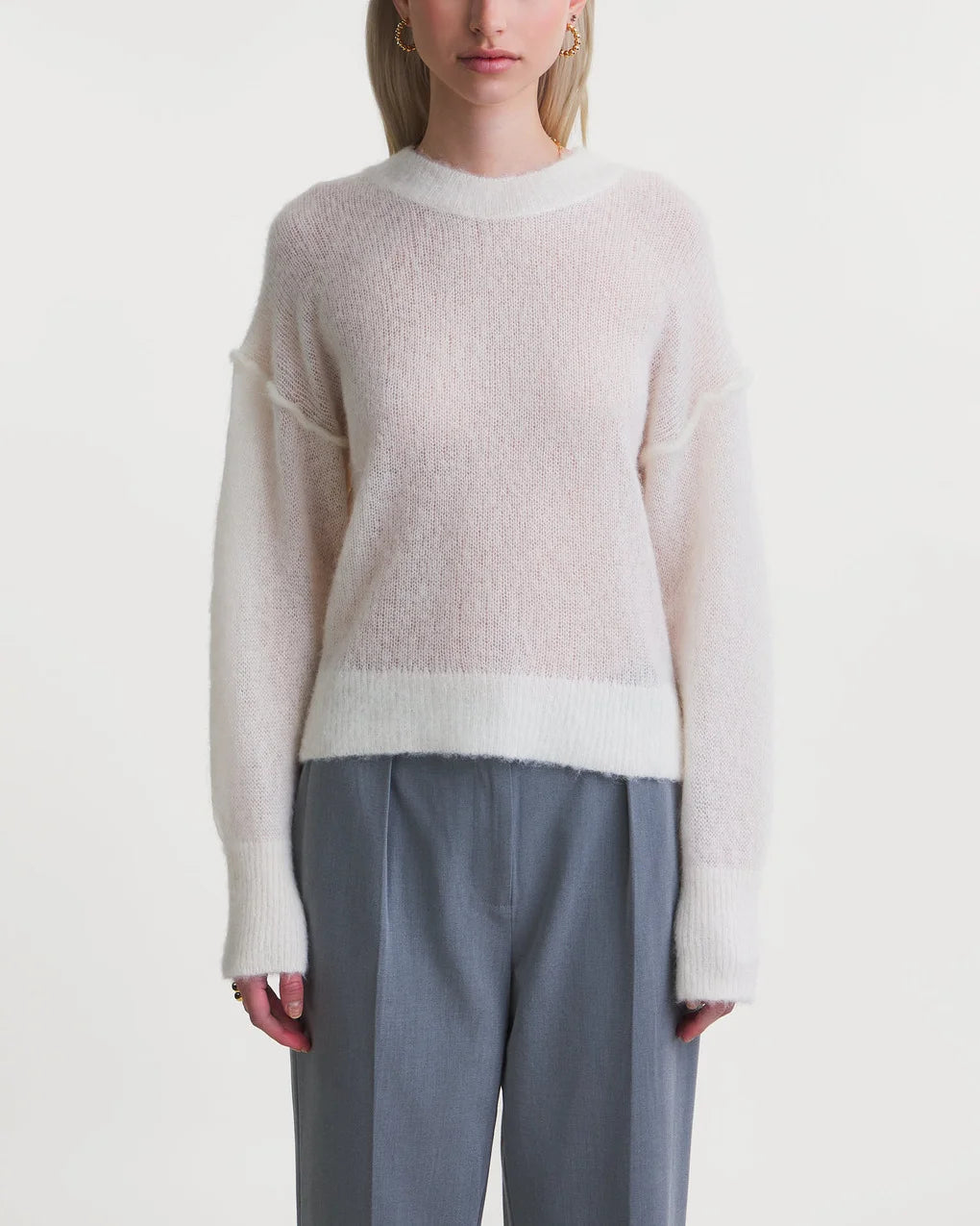 Dagmar Brushed Alpaca Knit Sweater