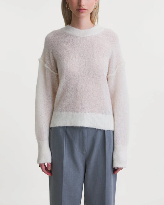 Dagmar Brushed Alpaca Knit-ulltröja