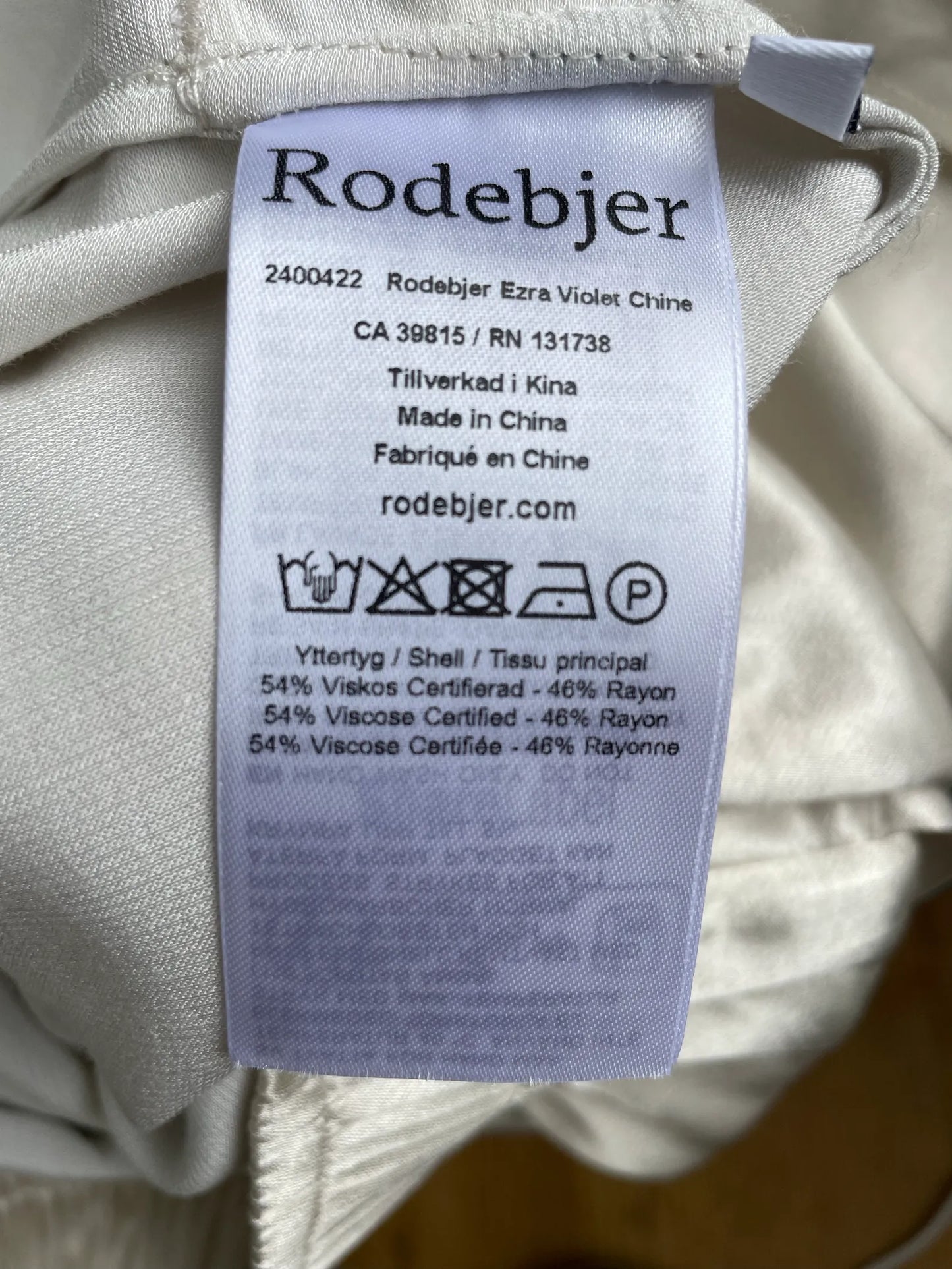 Rodebjer Ezra Violet Chine-byxor NWT