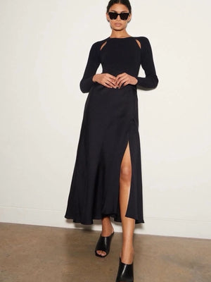 Reiss Octavia Knitted Cut Out-klänning NWOT