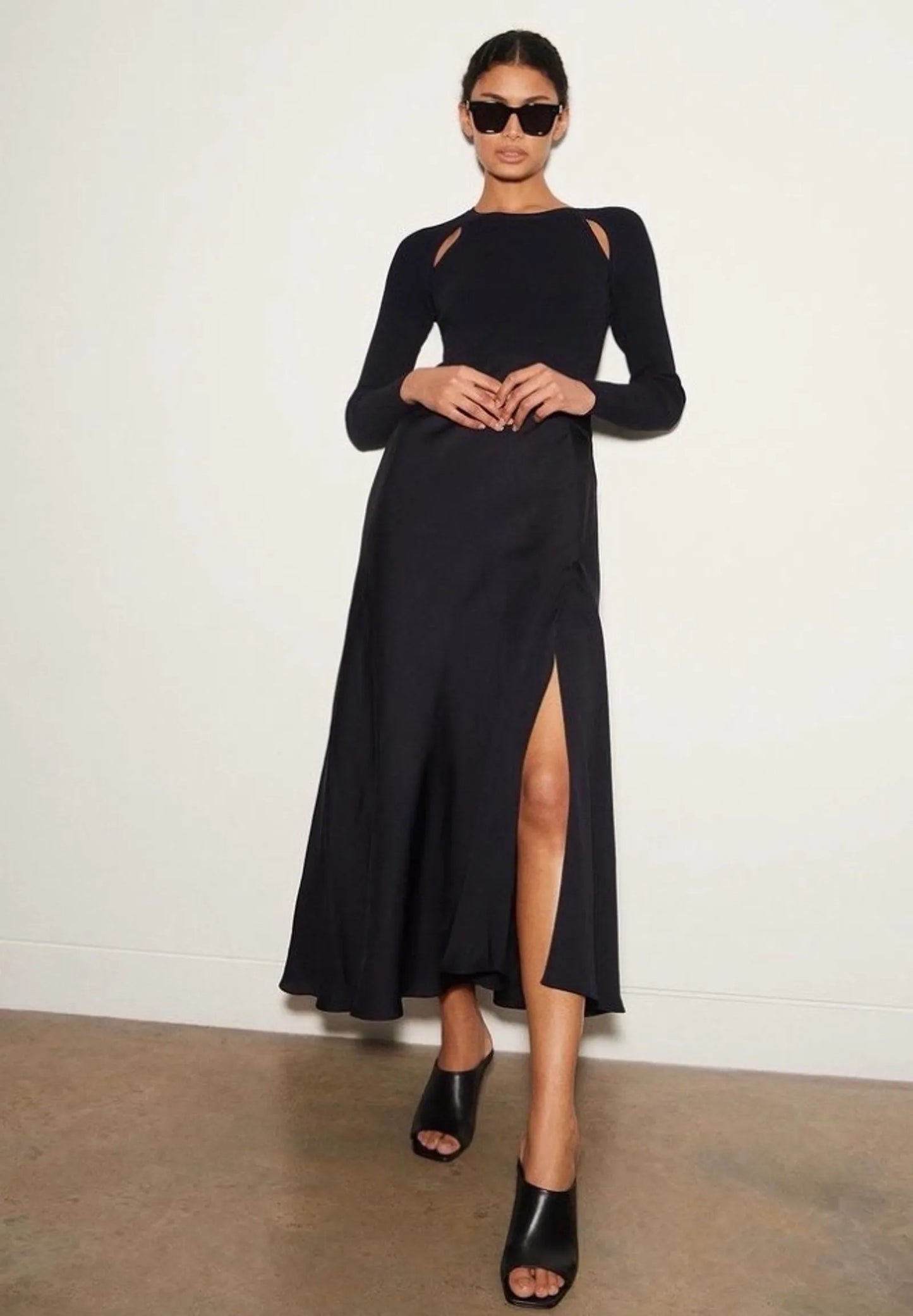 Reiss Octavia Knitted Cut Out-klänning NWOT