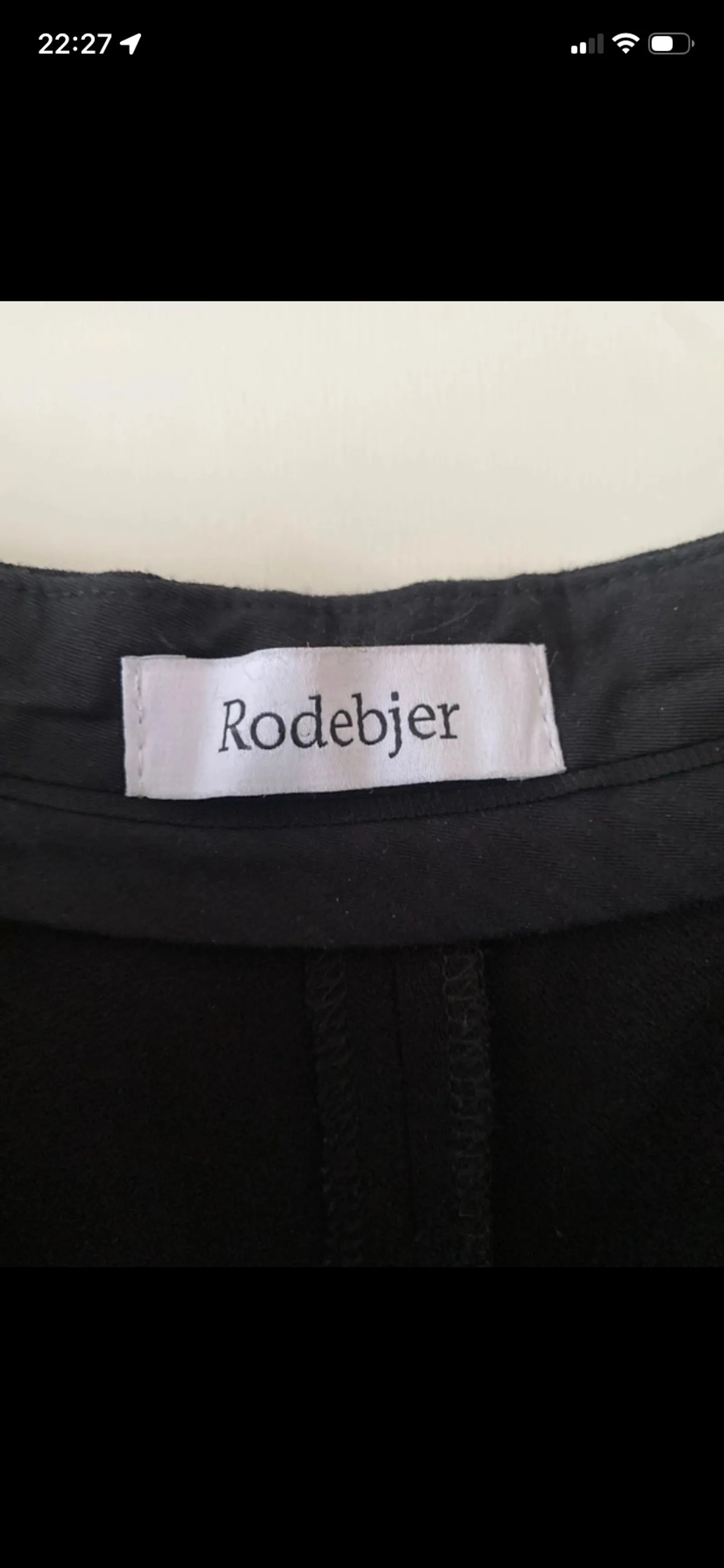 Rodebjer Sini Black-kostymbyxor