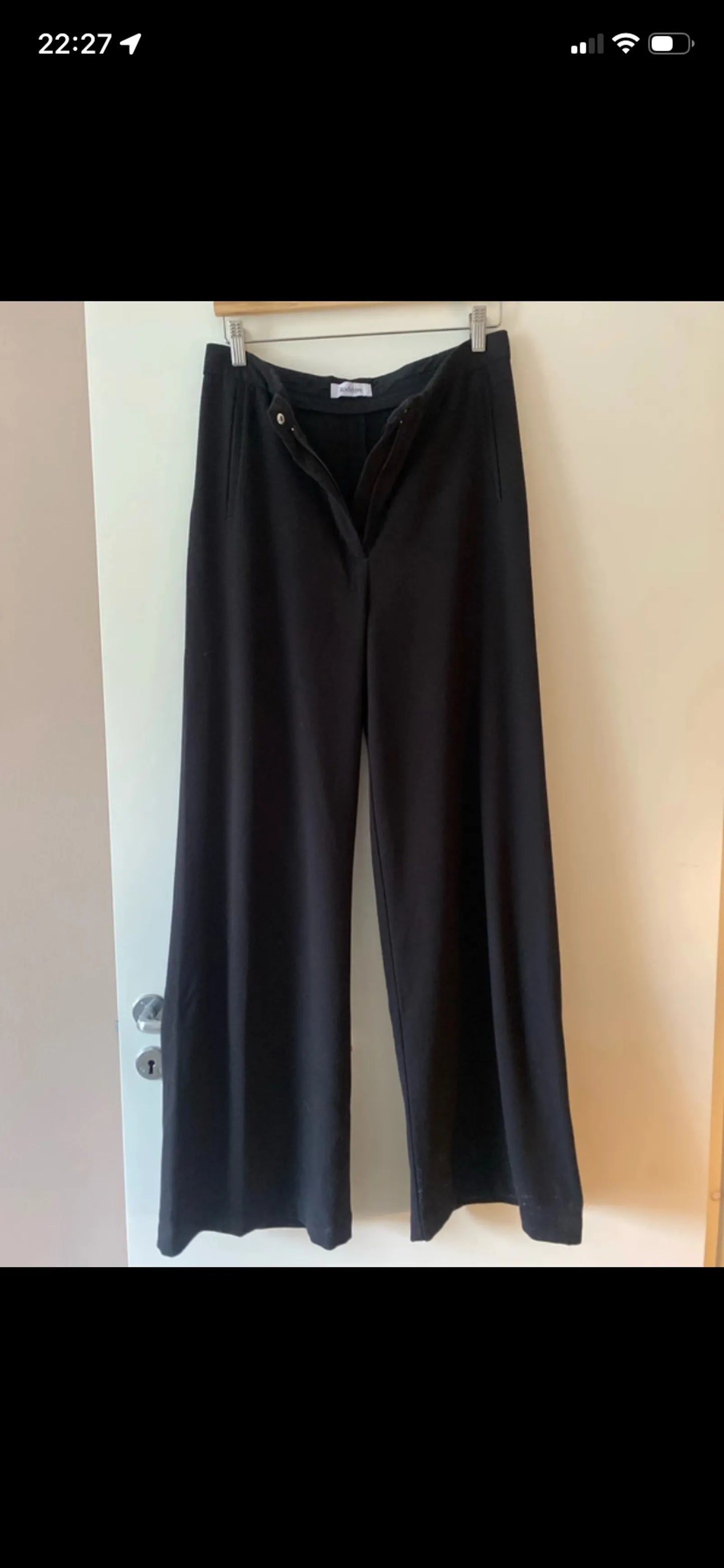 Rodebjer Sini Black-kostymbyxor