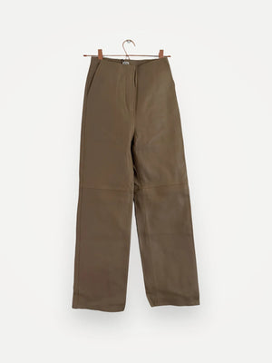 Toteme Paneled Leather Trousers