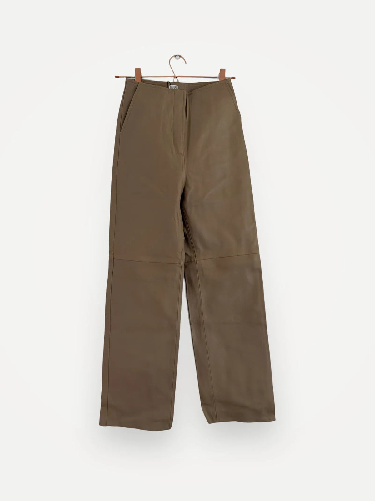 Toteme Paneled Leather Trousers