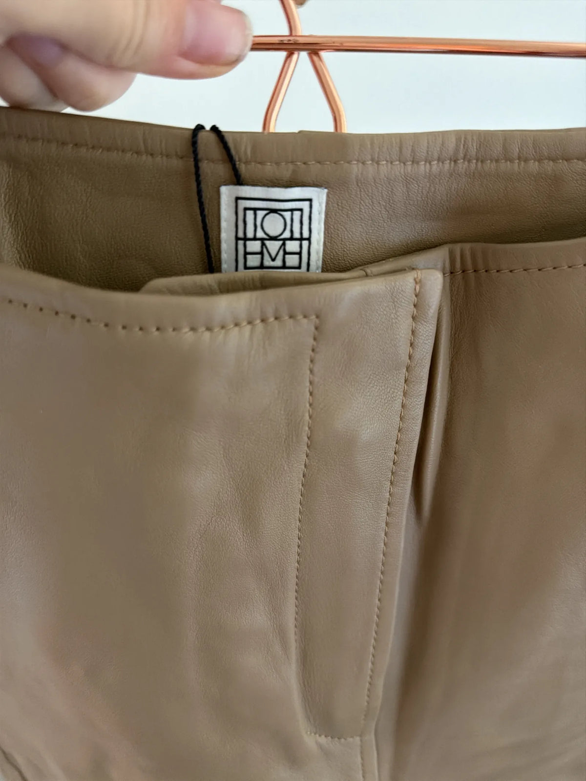 Toteme Paneled Leather Trousers