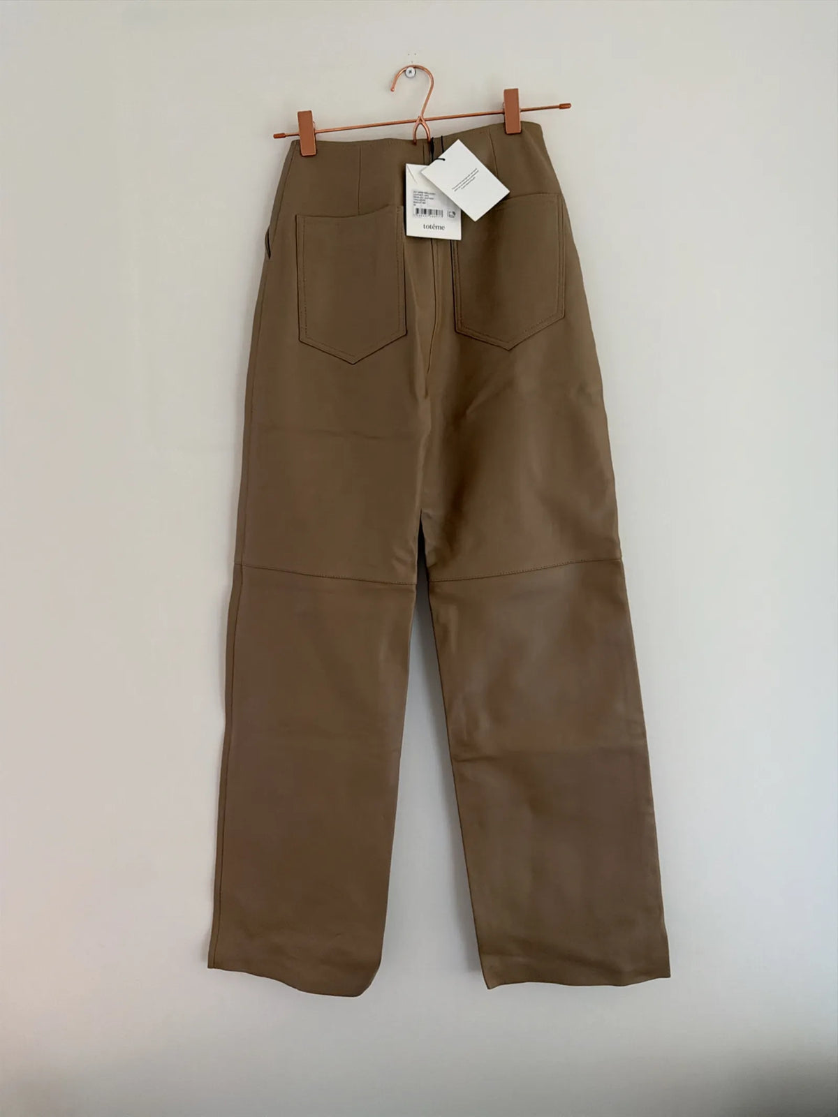 Toteme Paneled Leather Trousers