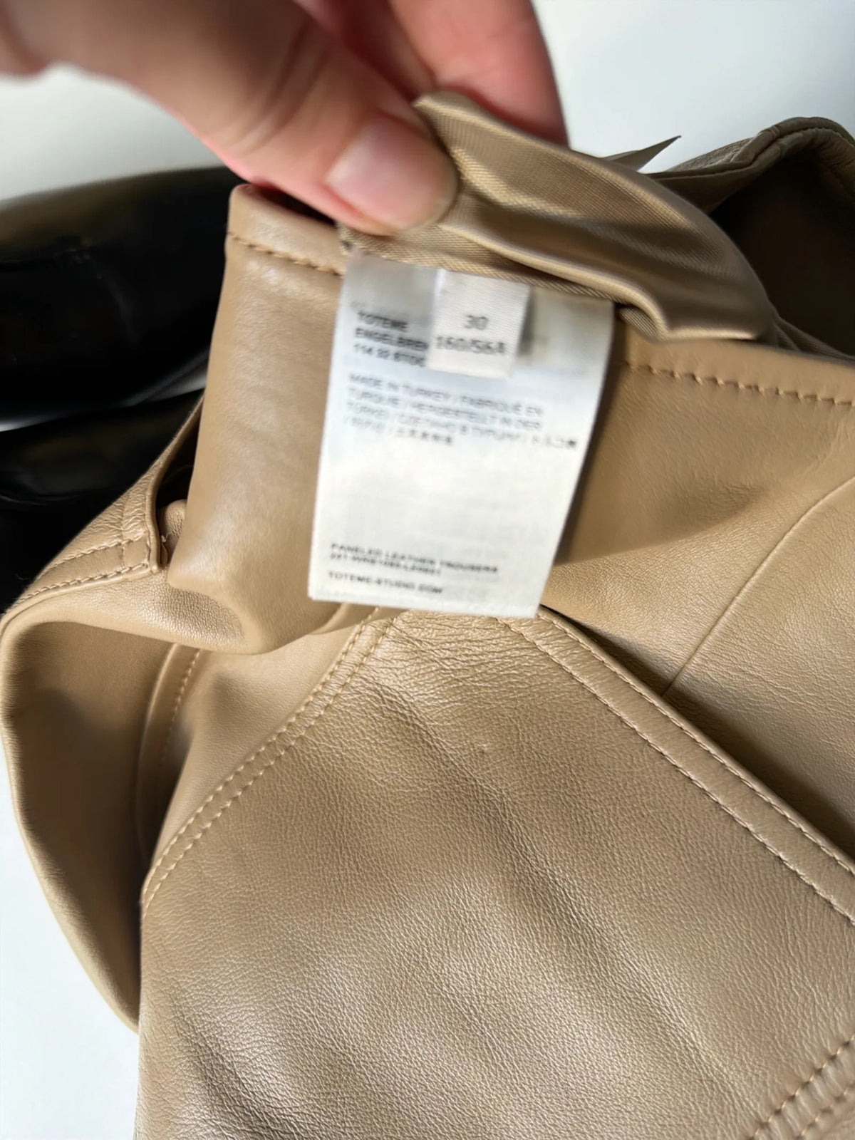 Toteme Paneled Leather Trousers