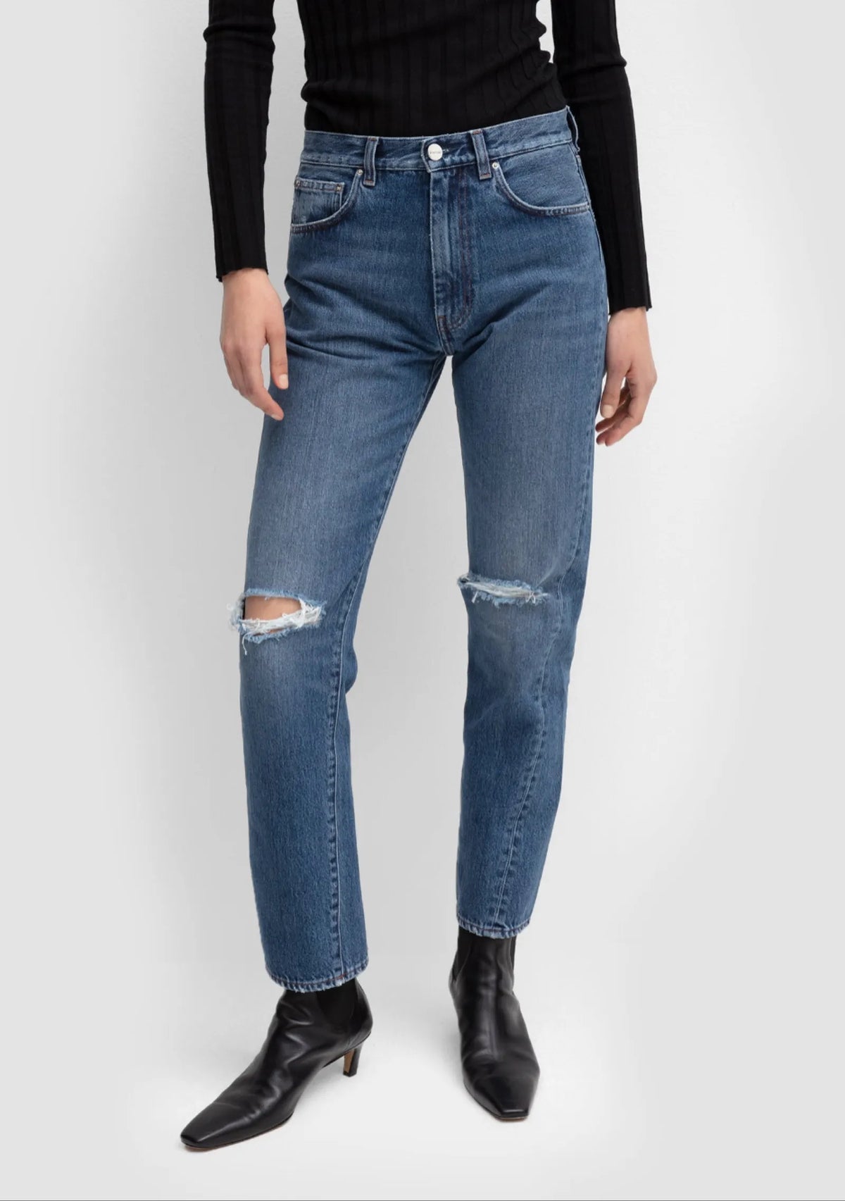 Toteme Original Denim Ripped-jeans NWT