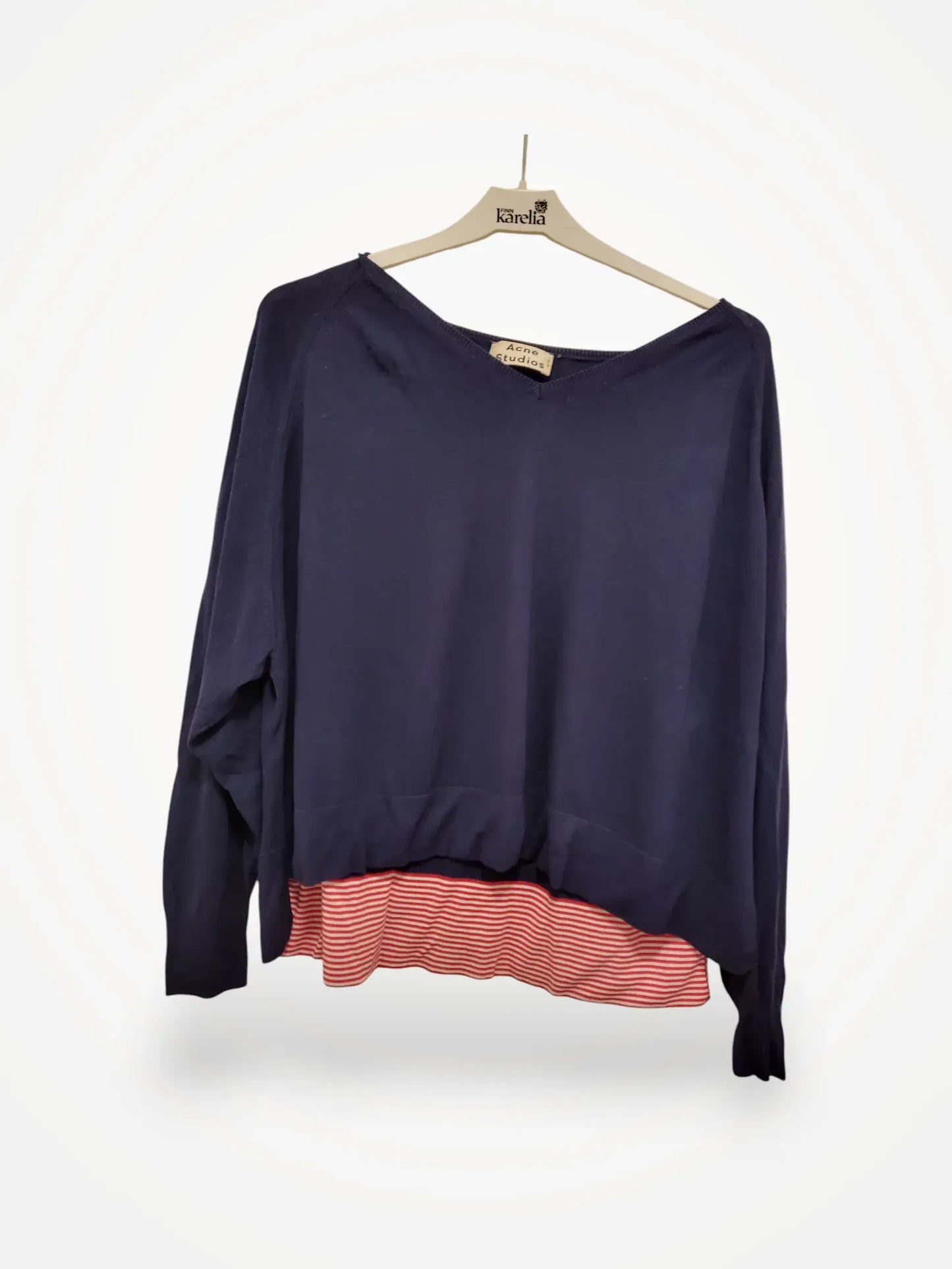 Acne Studios Once V- Rayon Sweater