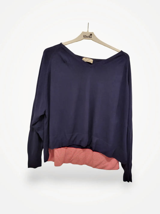Acne Studios Once V- Rayon Sweater