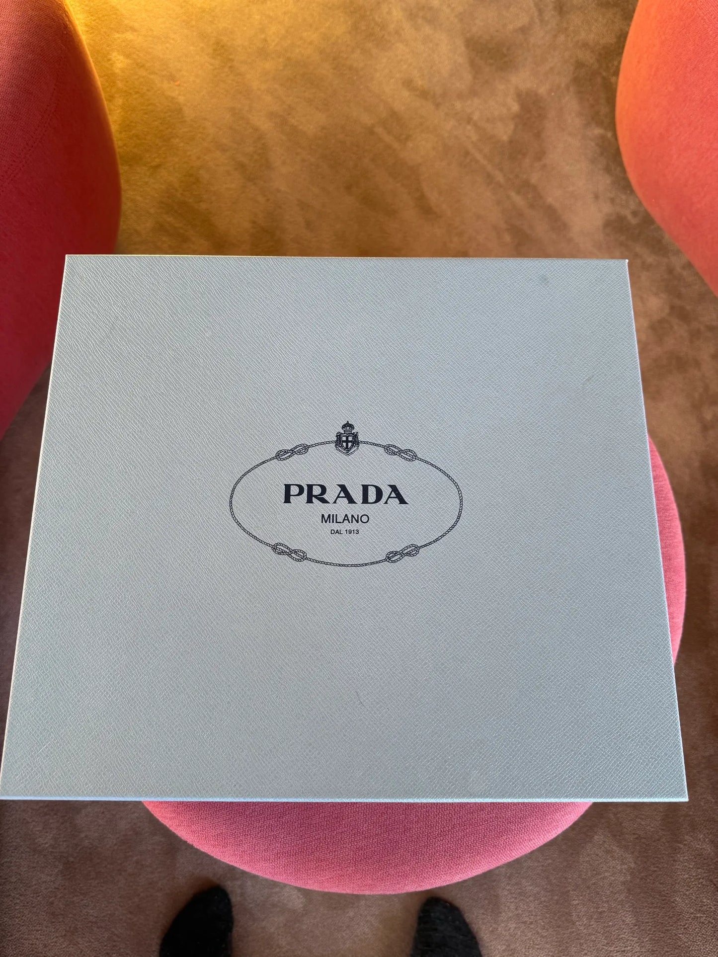 Prada Leather-trimmed Lace-up-kängor
