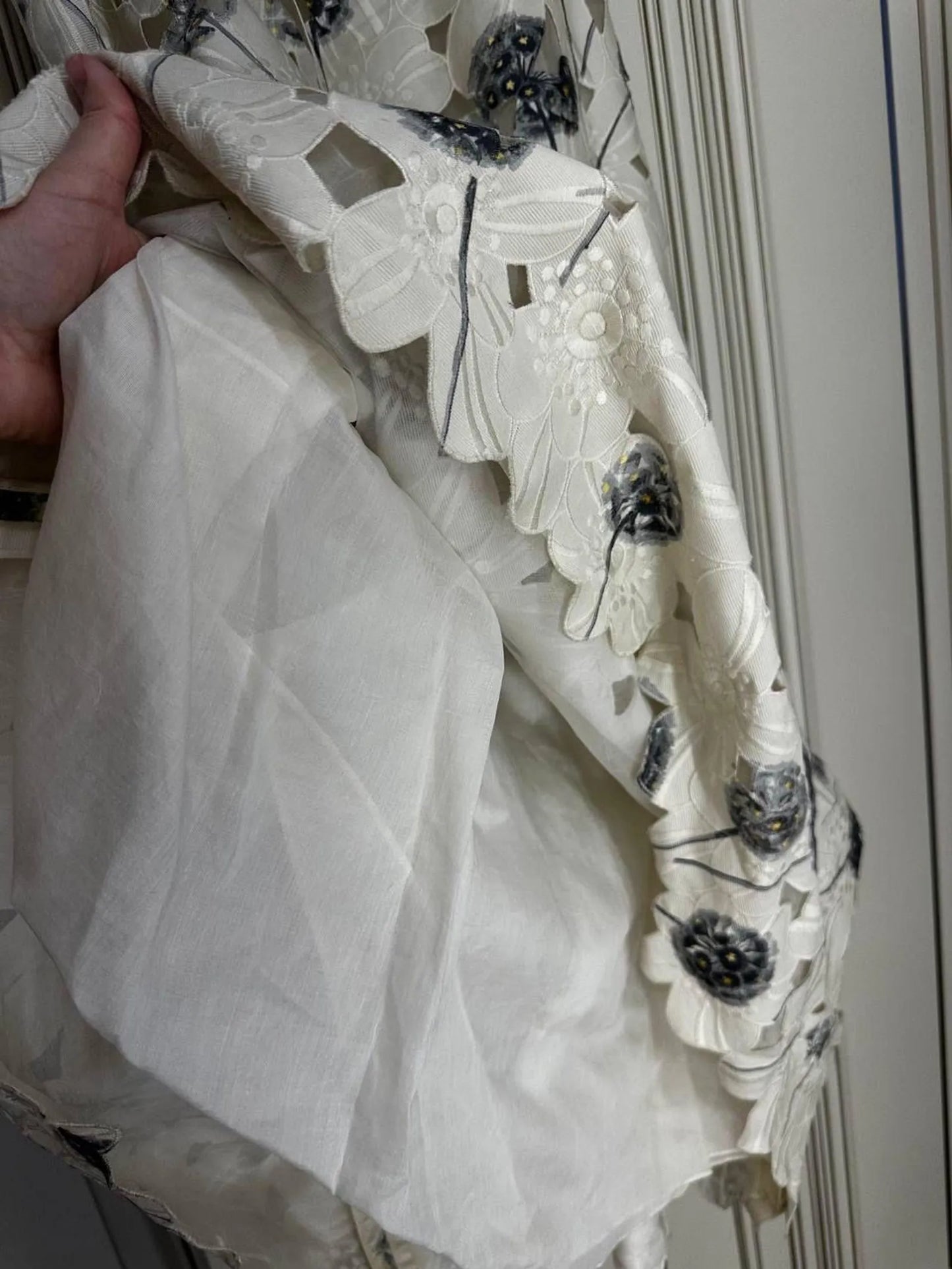 Valentino Daisy Embroidered Dress