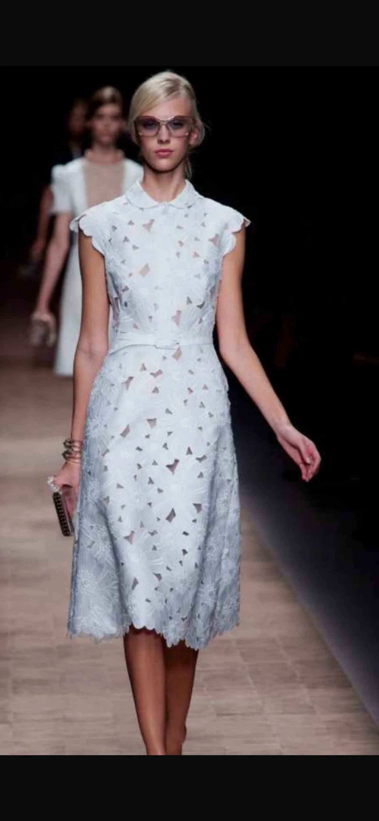 Valentino Daisy Embroidered Dress