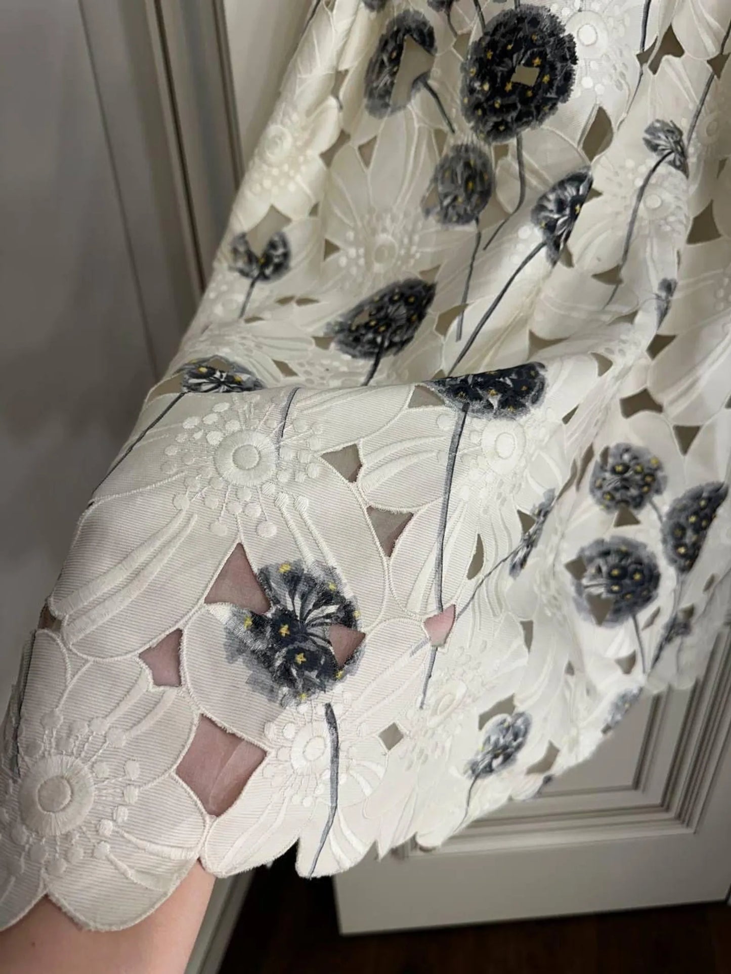 Valentino Daisy Embroidered Dress