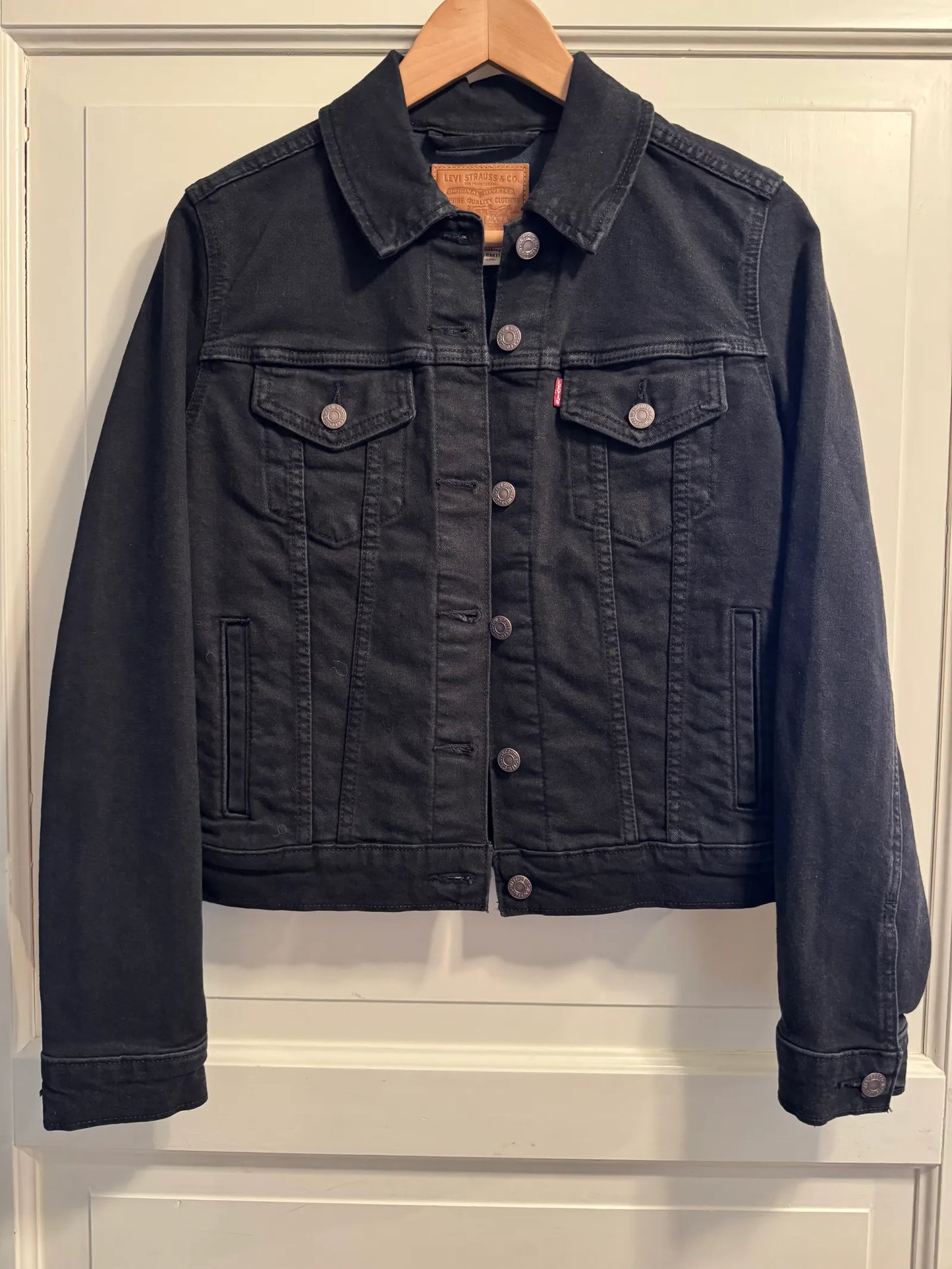 Levi's Original Trucker Jeansjacka, Black-jacka NWOT