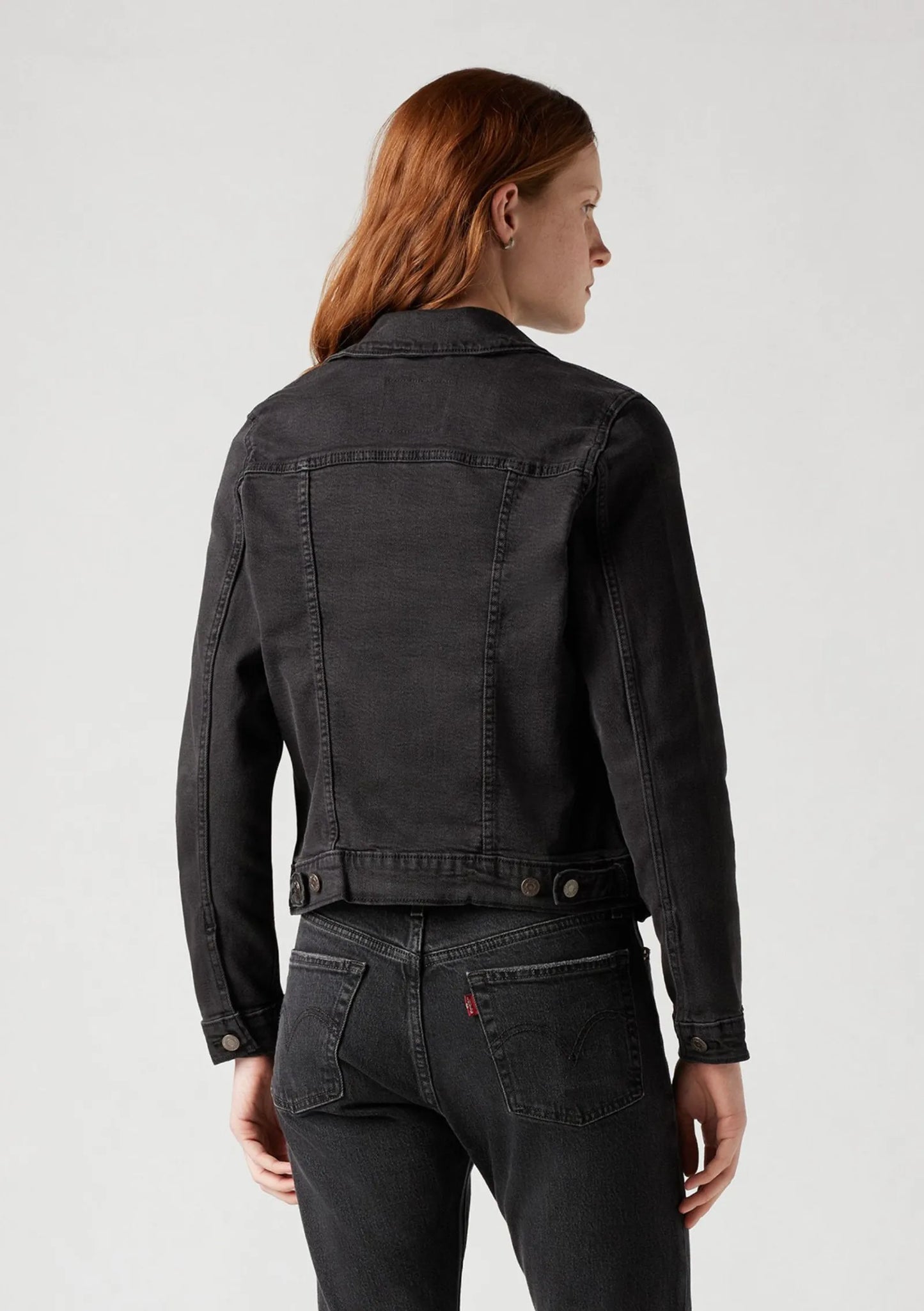 Levi's Original Trucker Jeansjacka, Black-jacka NWOT
