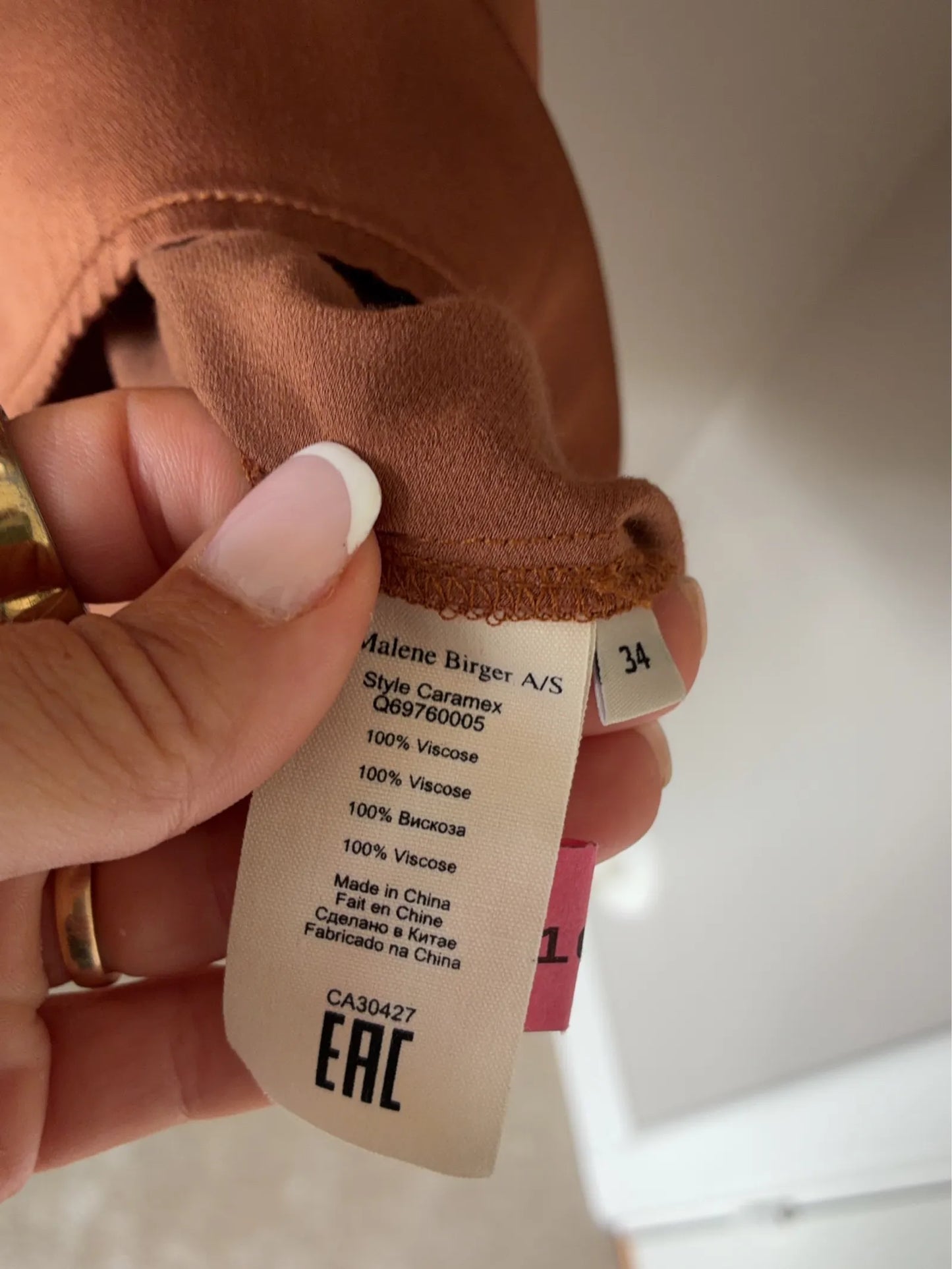 By Malene Birger Style Caramex-klänning